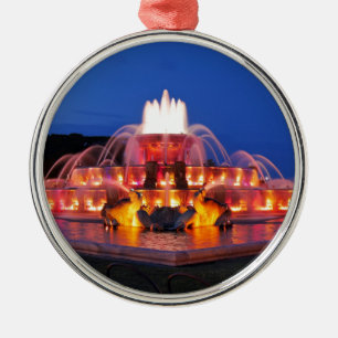 Buckingham Fountain 02.JPG Metal Ornament