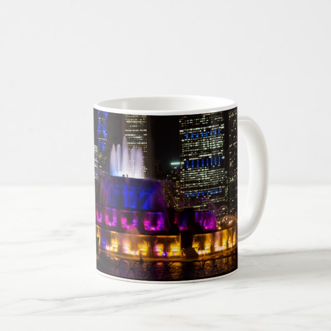 Buckingham Fountain Chicago Coffee Mug (Front Right)