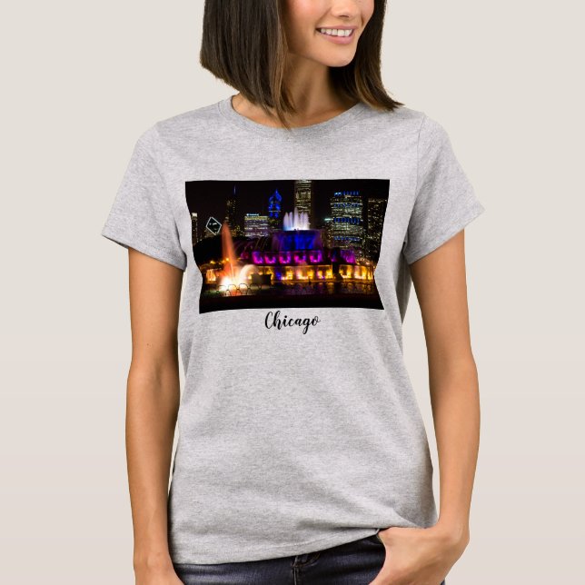 Buckingham Fountain Chicago T-Shirt (Front)