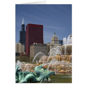 Buckingham Fountain located in Grant Park,