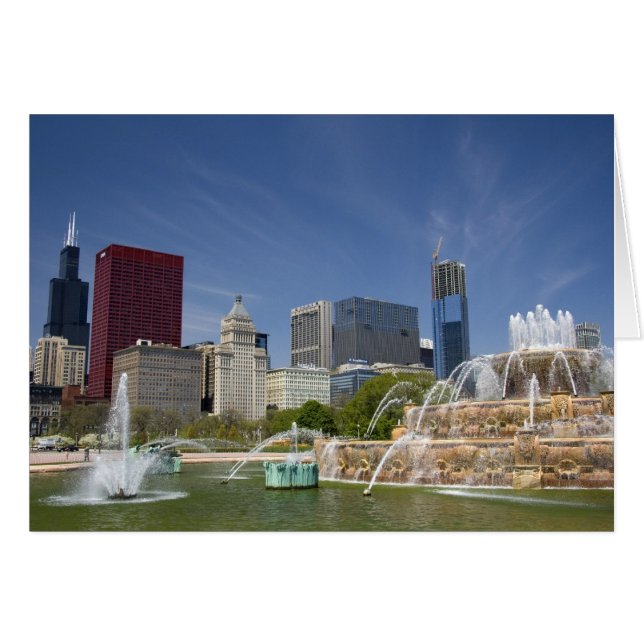Buckingham Fountain located in Grant Park, 2 (Front Horizontal)