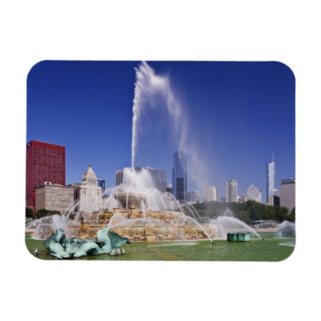 Buckingham Fountain Magnet (Horizontal)