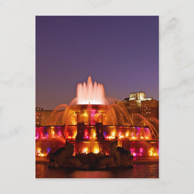 Buckingham Fountain Postcard (Front)