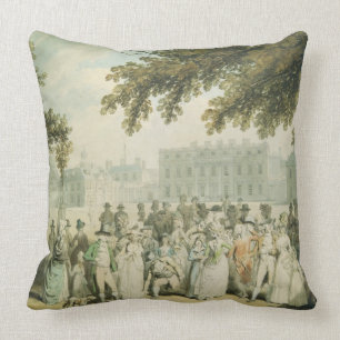 Buckingham House, St.James's Park, 1790 Throw Pillow