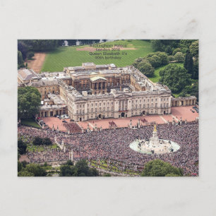 Buckingham Palace 2016. Queen's 90th birthday Postcard