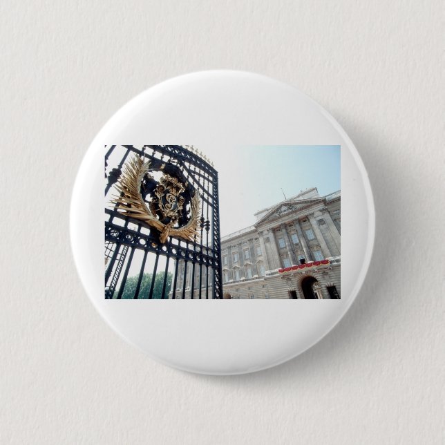 Buckingham Palace 2 Inch Round Button (Front)