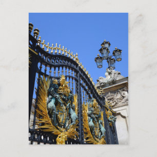 Buckingham Palace Gates, London UK Postcard