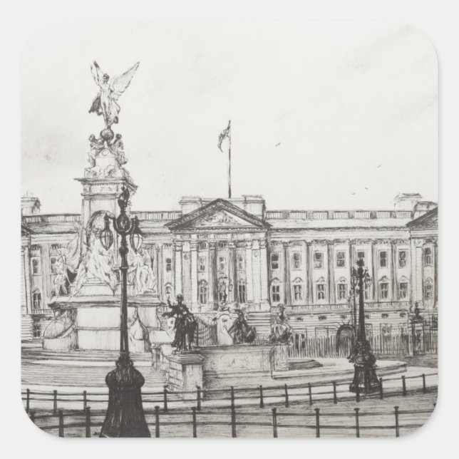 Buckingham Palace London.2006 Square Sticker (Front)