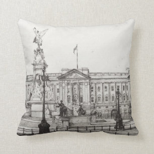 Buckingham Palace London.2006 Throw Pillow