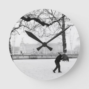 Buckingham Palace London England Round Clock