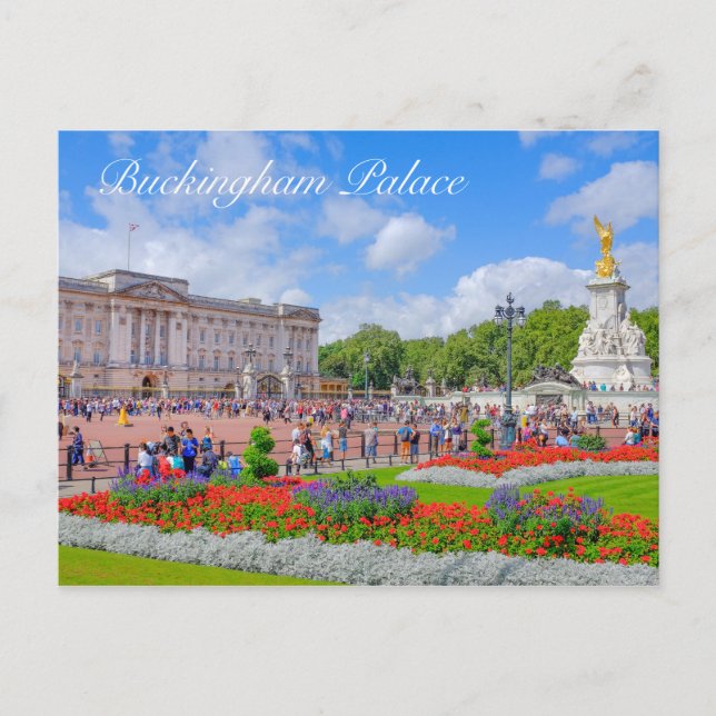 Buckingham Palace, London UK Postcard (Front)