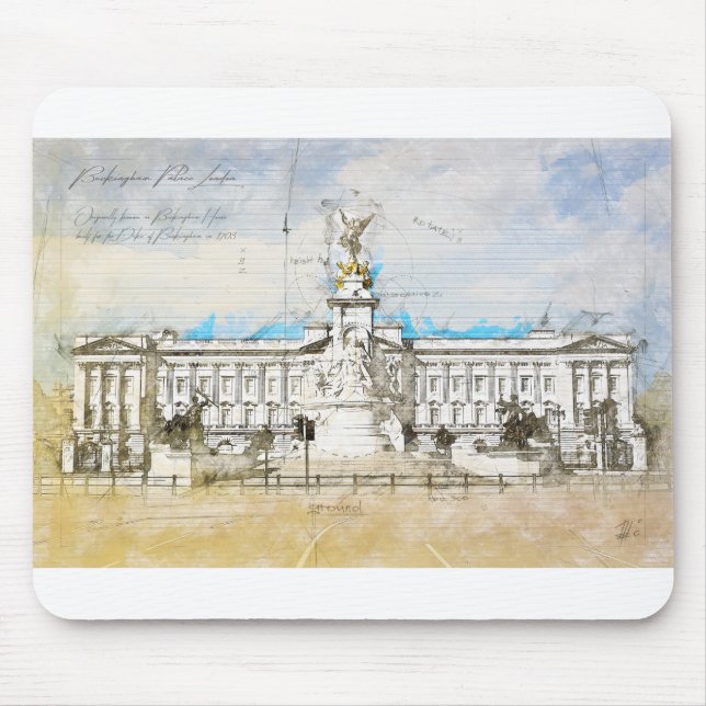 Buckingham Palace Mouse Pad (Front)