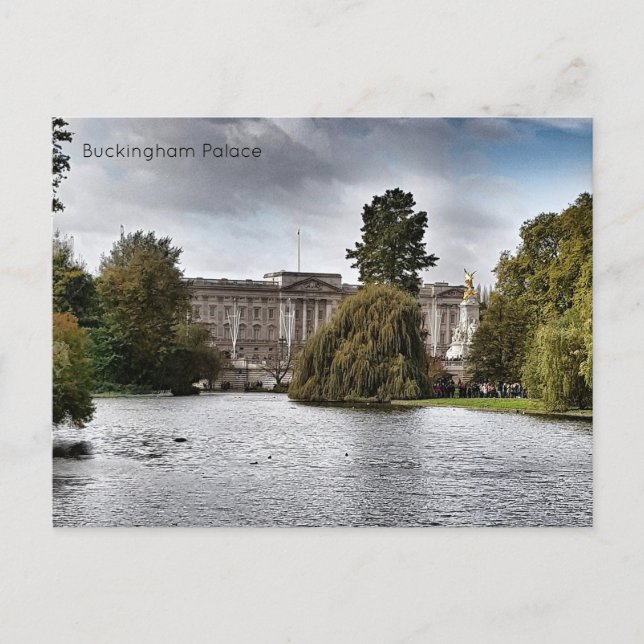 Buckingham Palace Postcard (Front)