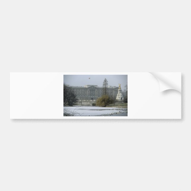 Buckingham-Palace Postcard No.7 Bumper Sticker (Front)