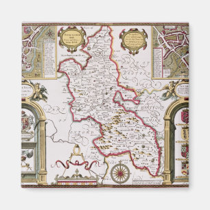 Buckinghamshire, engraved by Jodocus Magnet