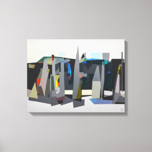 Buckland Beach Yachts - Impression d'art en toile