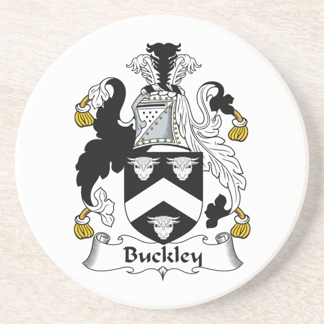 Buckley Family Crest Coaster (Front)