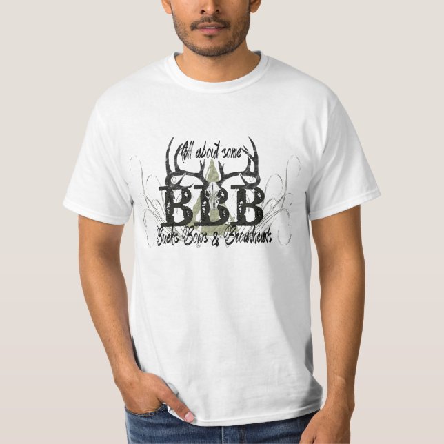 Bucks Bows & Broadheads T-Shirt (Front)