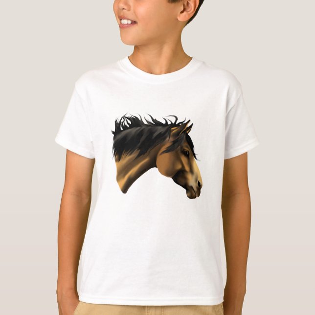 Buckskin Horse Face Shirt (Front)