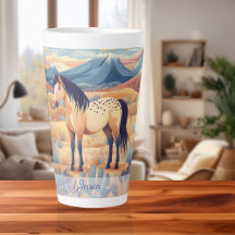 Buckskin Horse Pink Blue Purple Girls Personalized