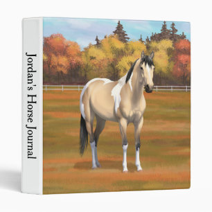 Buckskin Pinto Dun Paint Horse Staillion Binder