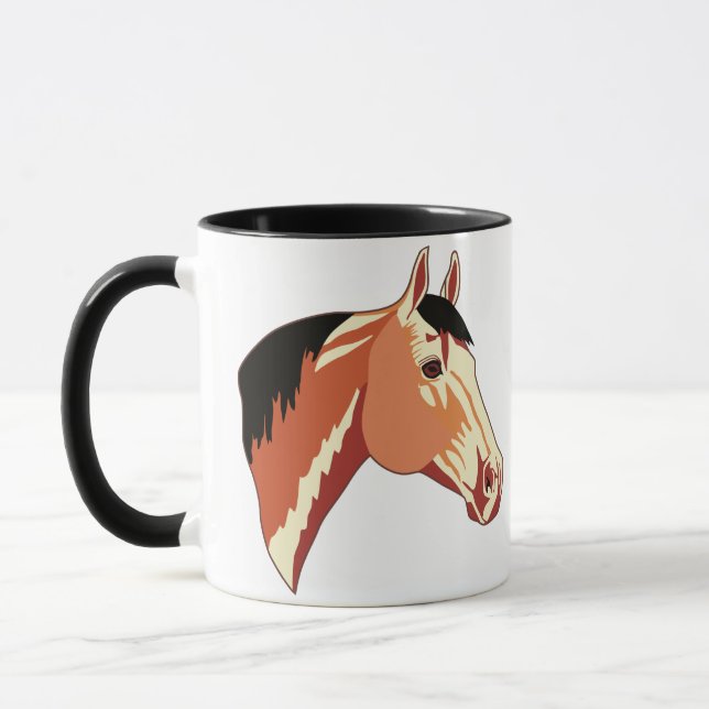 Buckskin Quarter Horse Mug (Left)
