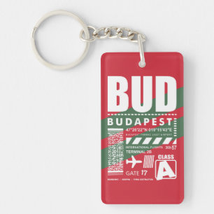 BUD Budapest Airport Keychain