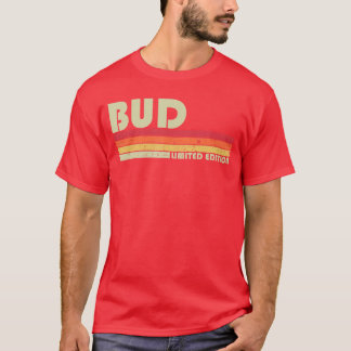 BUD Gift Name Personalized Funny Retro Vintage Bir T-Shirt