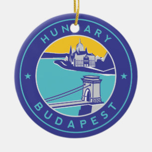 Budapest Ceramic Ornament