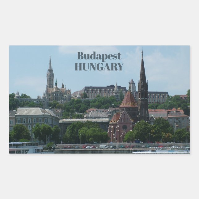 Budapest custom text stickers 2 (Front)