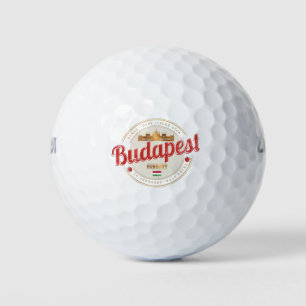 Budapest Design Hungary Vintage Parliament Golf Balls