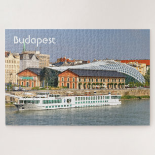 Budapest: Gallery and cruise boat, Hungary  Jigsaw Puzzle