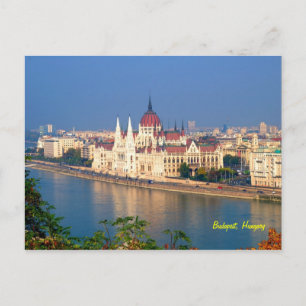 budapest, hongrie carte postale