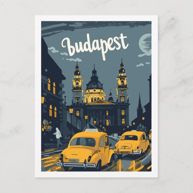 Budapest Hongrie Célèbre Place de Voyage Carte pos (Devant)