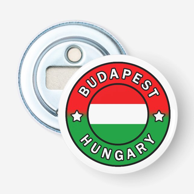 Budapest Hungary Bottle Opener (Front)