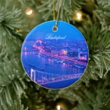 Budapest Hungary by night
