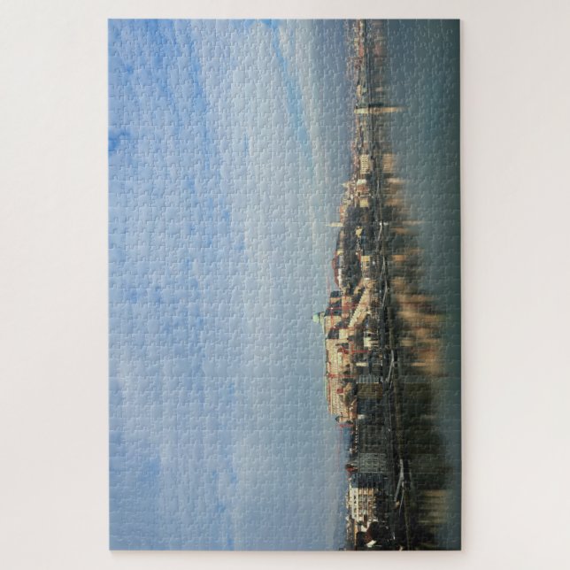 Budapest Hungary Castle Hill overlooking the River Jigsaw Puzzle (Vertical)