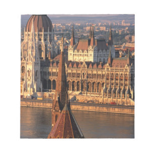 Budapest, Hungary, Danube River, Parliament Notepad