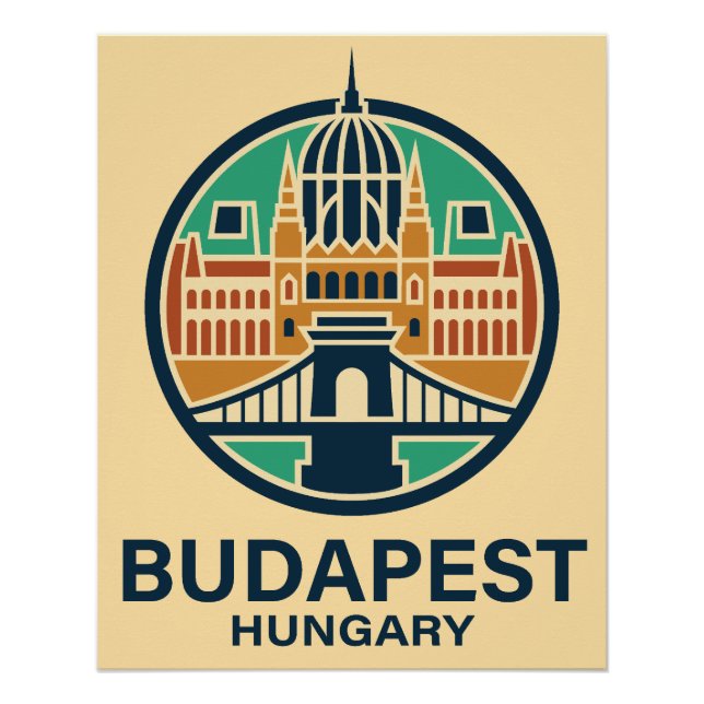 Budapest Hungary Europe Poster (Front)