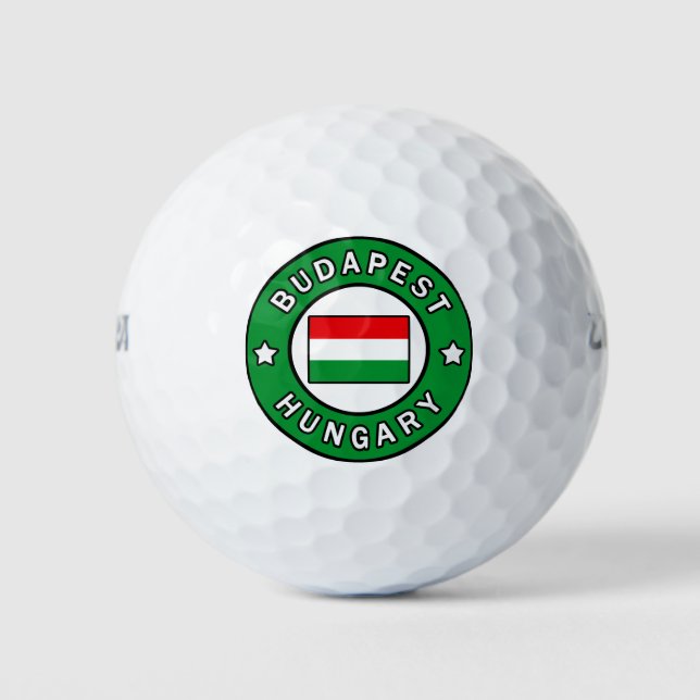 Budapest Hungary Golf Balls (Front)