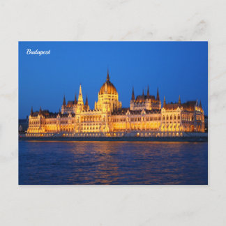 Budapest Hungary Holiday Postcard