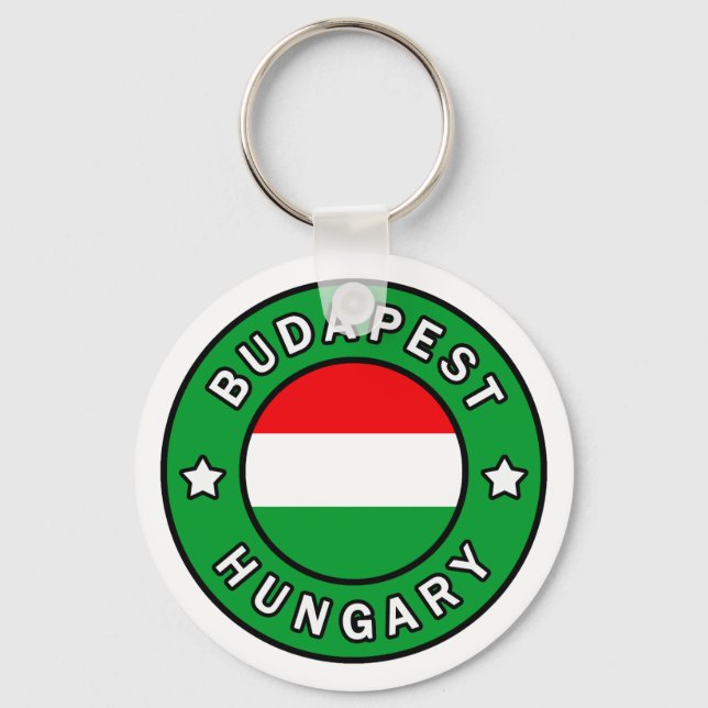 Budapest Hungary Keychain (Front)
