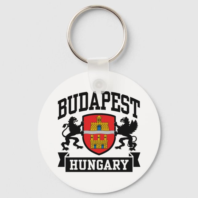 Budapest Hungary Keychain (Front)