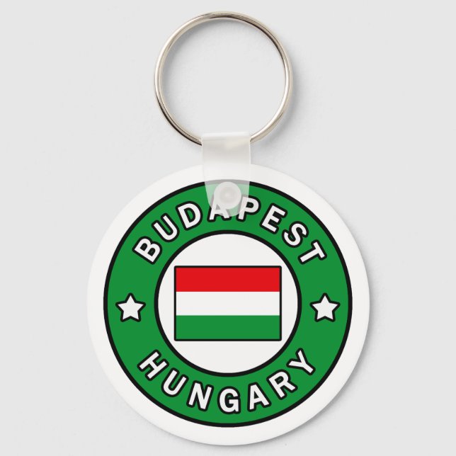 Budapest Hungary Keychain (Front)