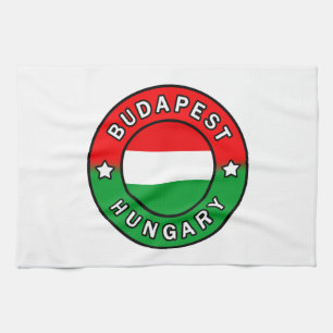 Budapest Hungary Kitchen Towel