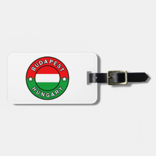 Budapest Hungary Luggage Tag