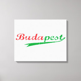 BUDAPEST, Hungary, Magyar, Budapest Poster Canvas Print