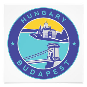 Budapest, Hungary,  Magyar, Danube River, Photo Print