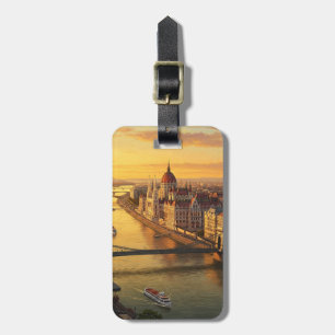 Budapest Hungary Parliament Building Travel Luggage Tag