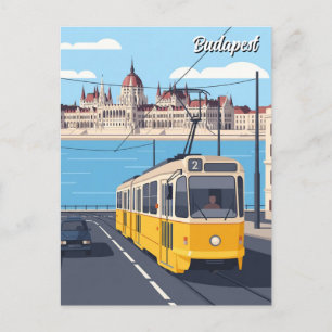 Budapest Hungary Parliament Building Travel Postcard
